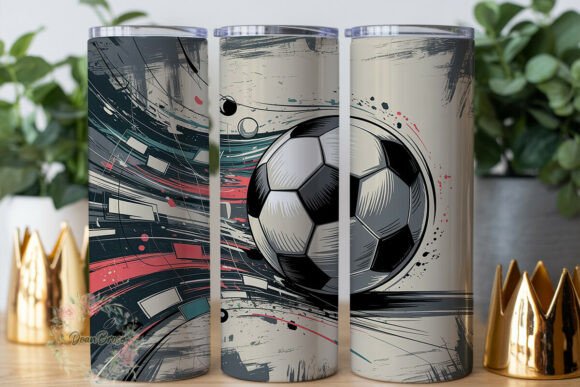 Abstract Sport Ball 20oz Tumbler Wrap