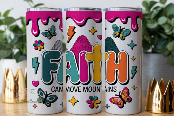 FAITH Can Move Mountains 20oz Tumbler Wr