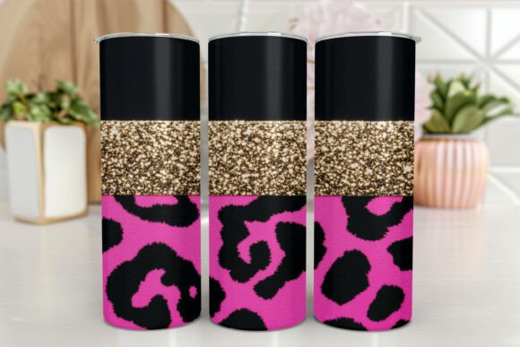 Leopard 20oz Sublimation Tumbler Designs