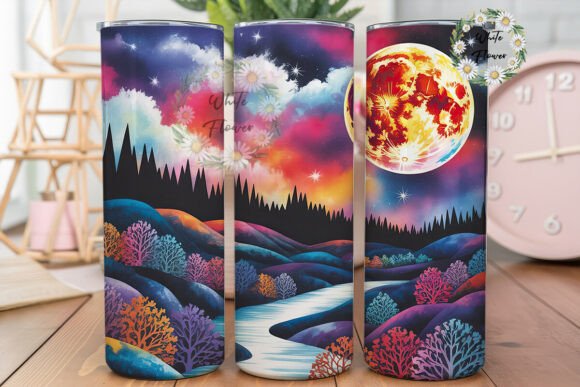 Mystical Moonlit Forest 20oz Tumbler